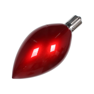 Red Light Bulb Ornament 15"