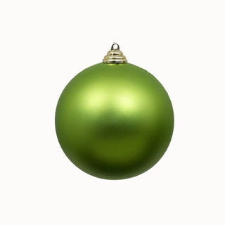Lime Green Matte Ball Ornament, 6"