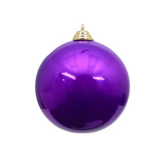 Purple Candy Apple Ball Ornament, 8"