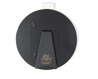 Neutral Medium Stripe Round Frame by Happy Everything!