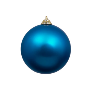 Turquoise Matte Ball Ornament, 8"
